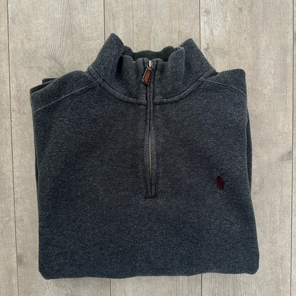 Polo Ralph Lauren men’s large 1/4 zip sweater
Gray - Picture 5 of 8
